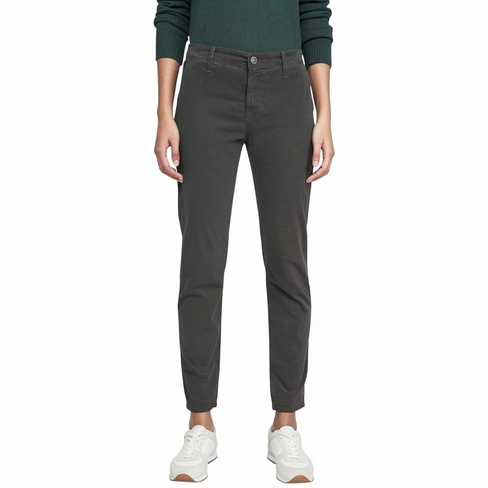 AG Adriano Goldschmied The Caden Tailored Trouser Corduroy Pants Walnut Gray 26R